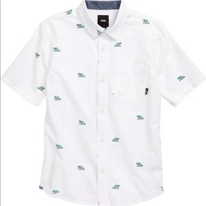 VANS Boys Collared Shirt Size M (10-12)